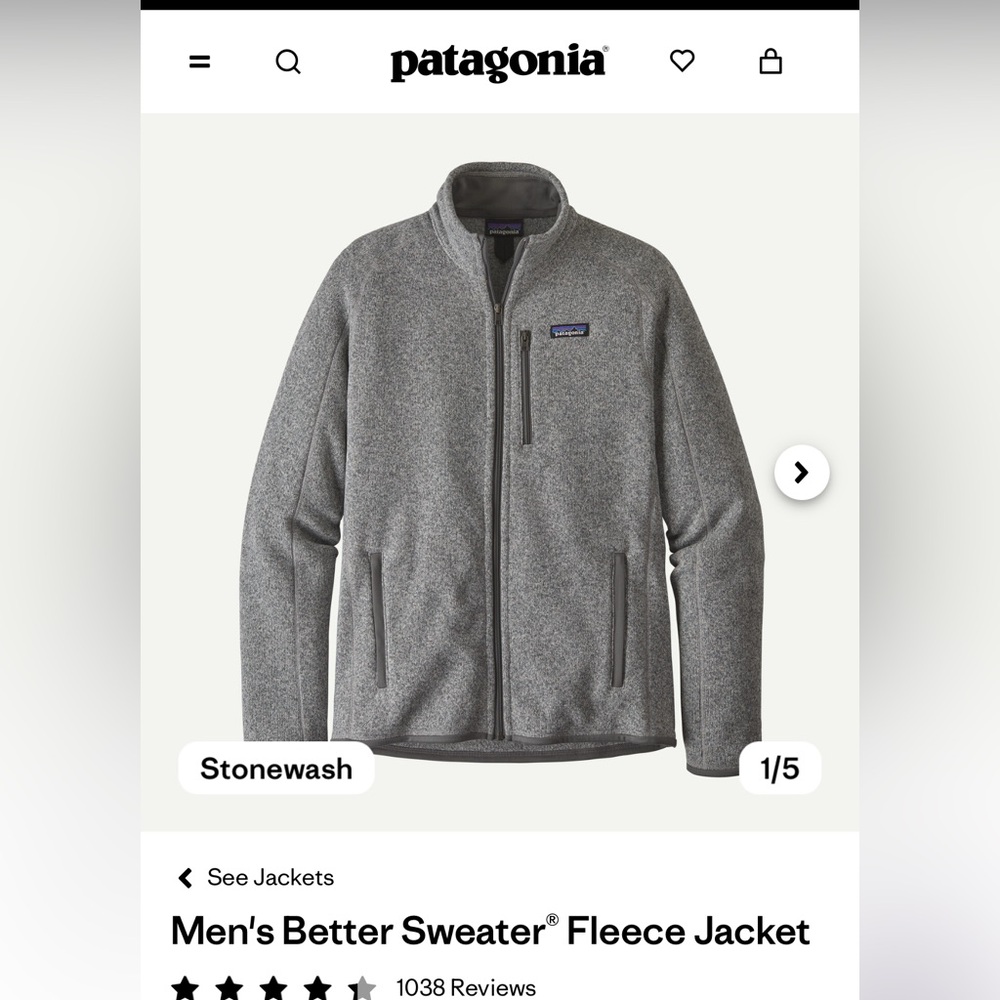 Patagonia fleece jacket